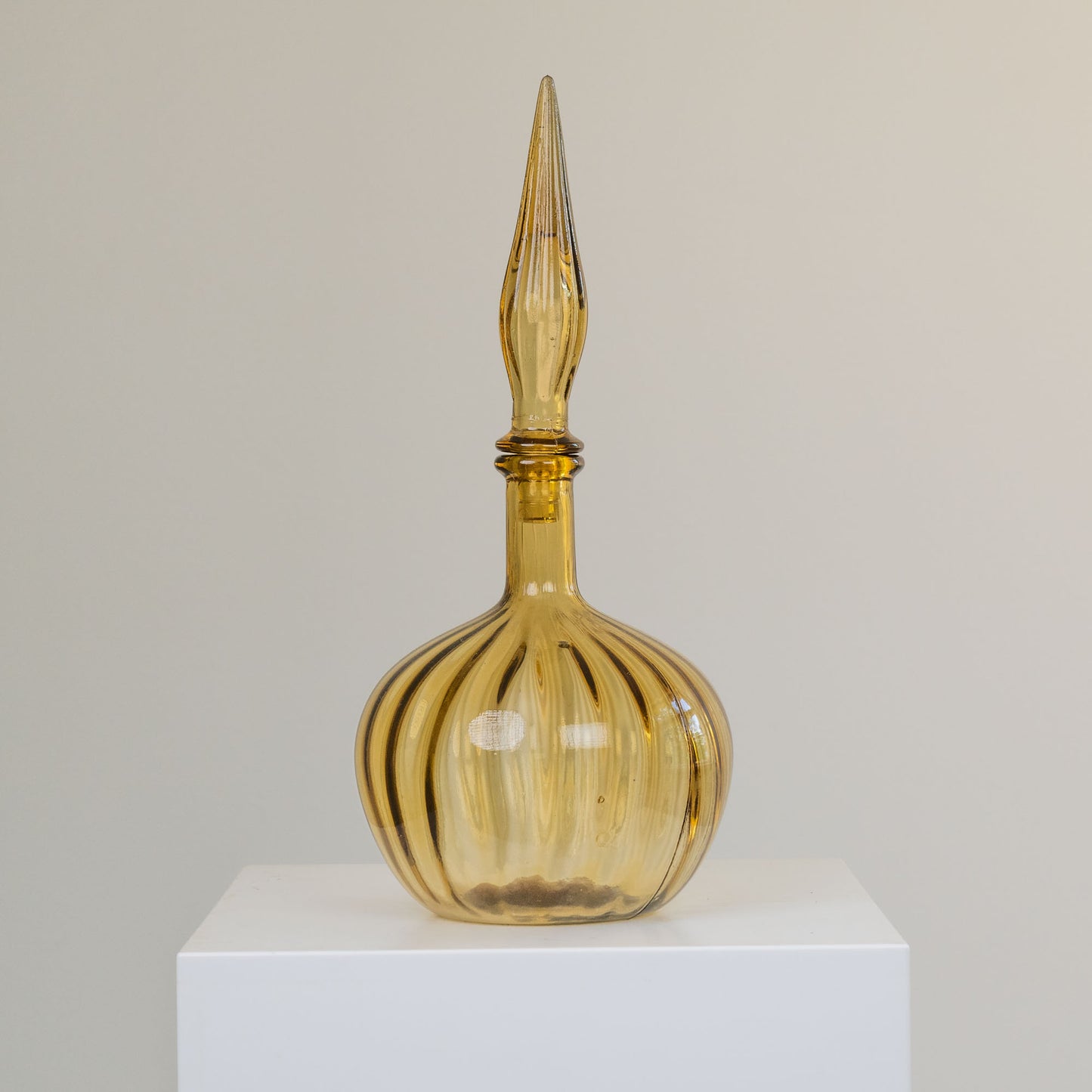 Lasipullo, keltainen