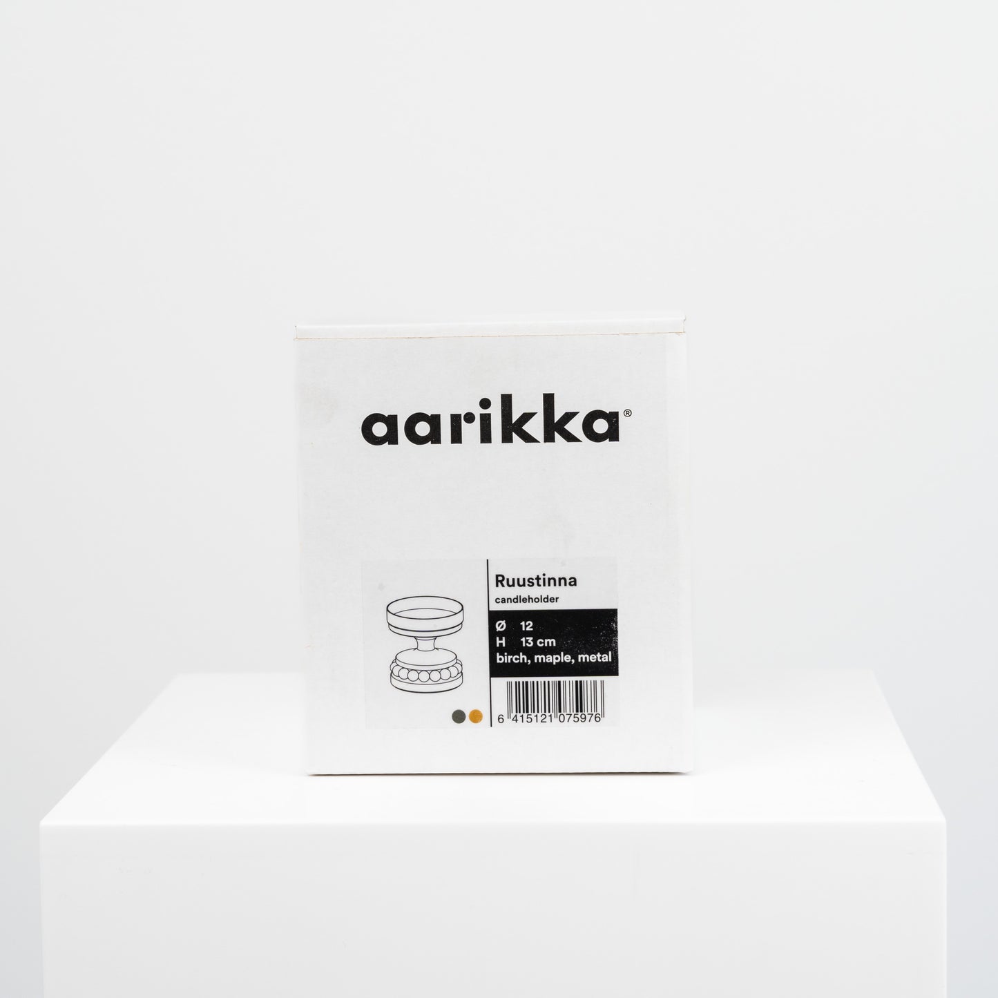 Aarikka Ruustinna-kynttilänjalka, vihreä