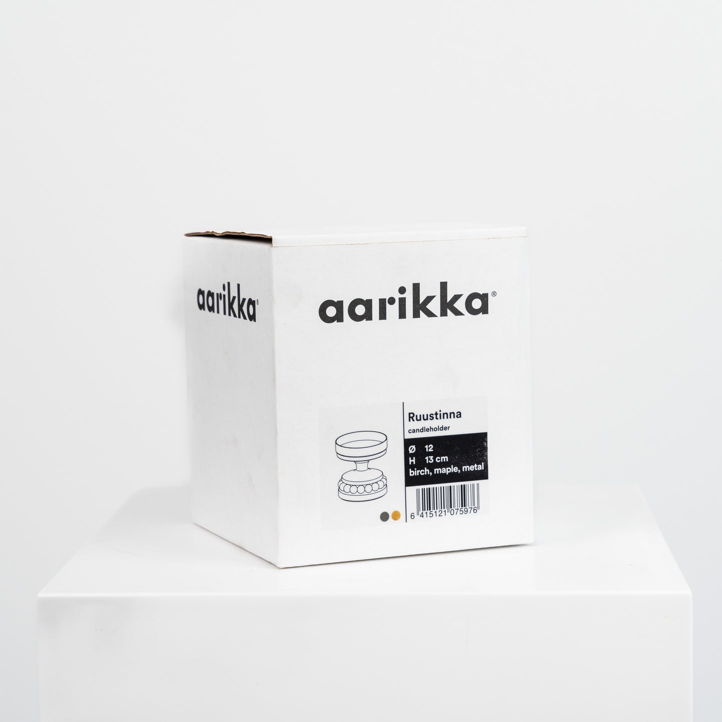 Aarikka Ruustinna-kynttilänjalka, vihreä