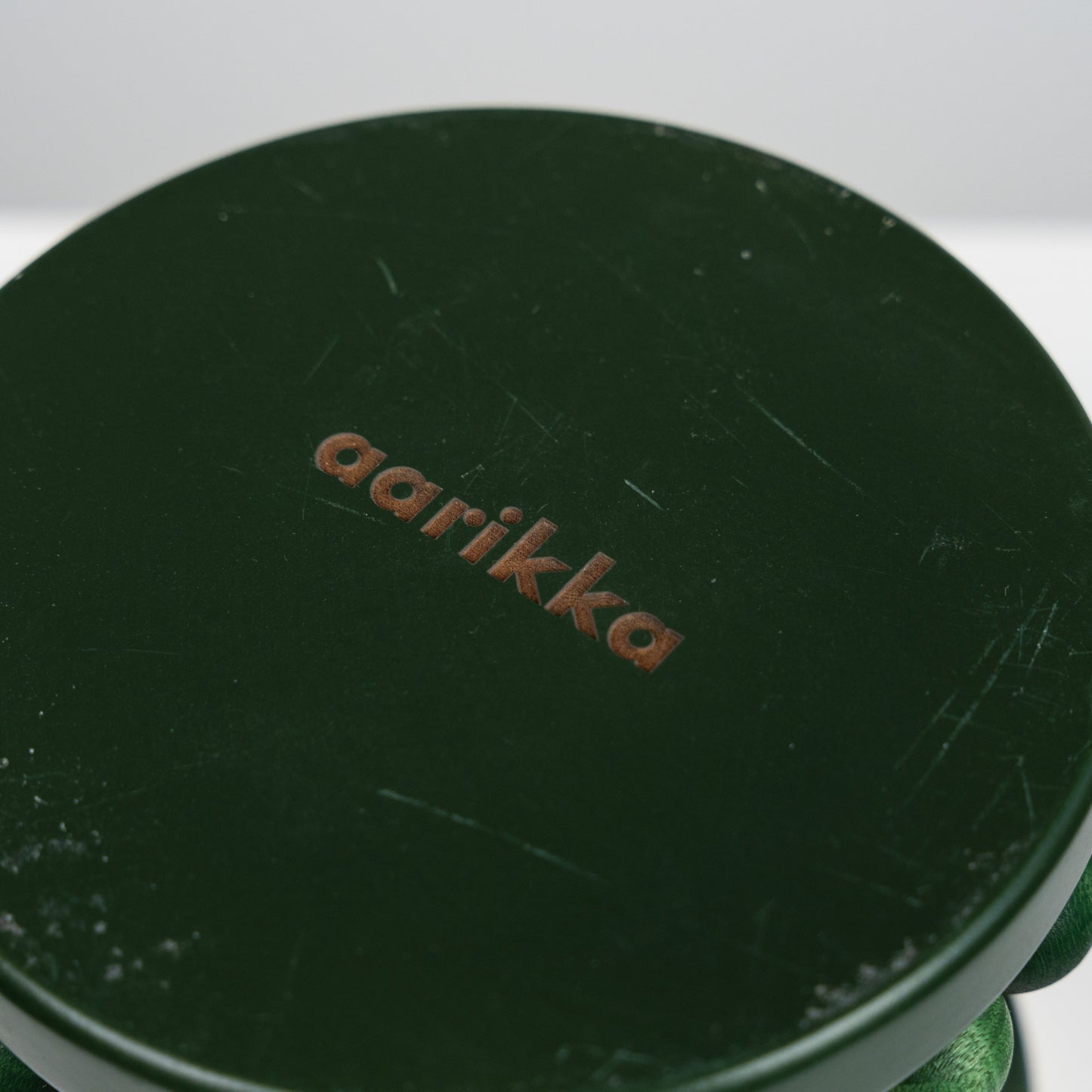 Aarikka Ruustinna-kynttilänjalka, vihreä