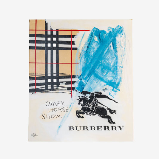 Petteri Luoto, Crazy Horse Show No:1, 100 x 85 cm