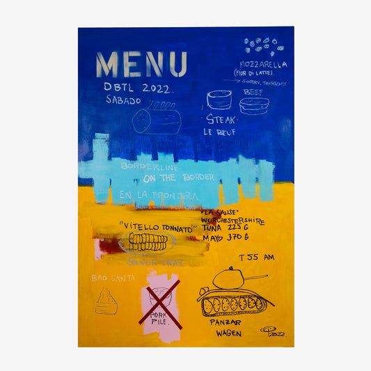 Petteri Luoto, DBTL Menu Sabado VIP, 162 x 110 cm