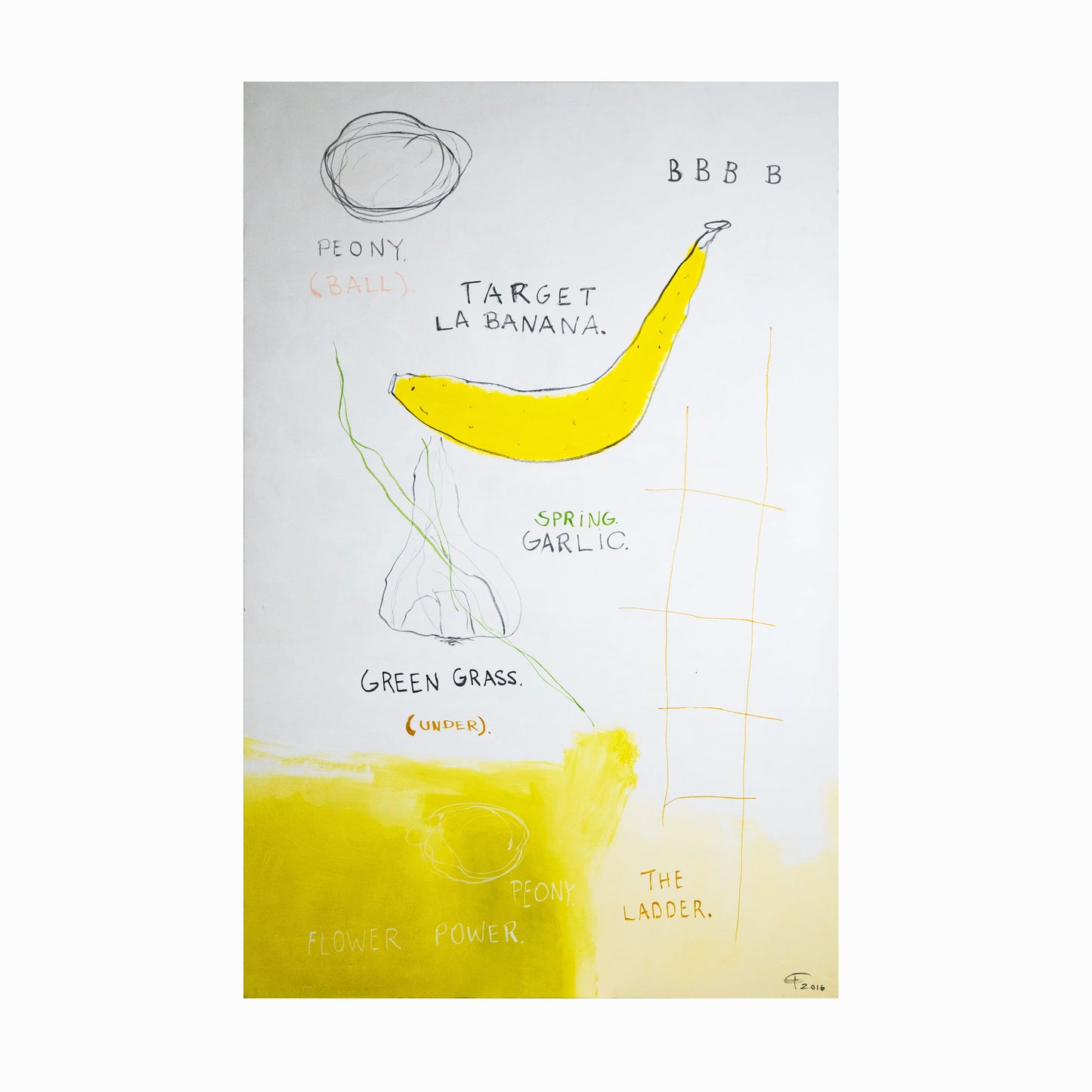 Petteri Luoto, Target La Banana, 200 x 130 cm