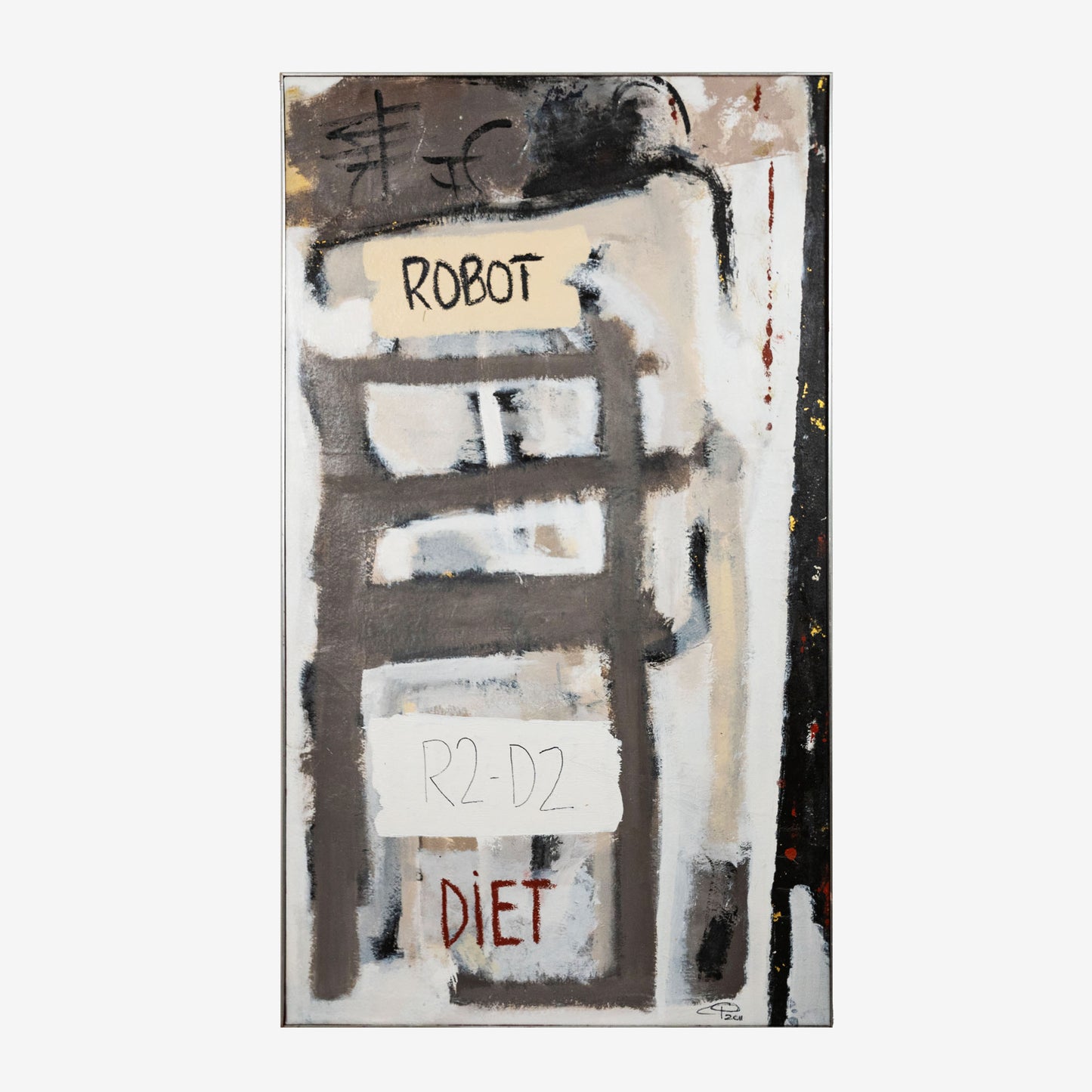 Petteri Luoto, The Robots "R2D2", 80 x 140 cm