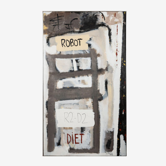 Petteri Luoto, The Robots "R2D2", 80 x 140 cm