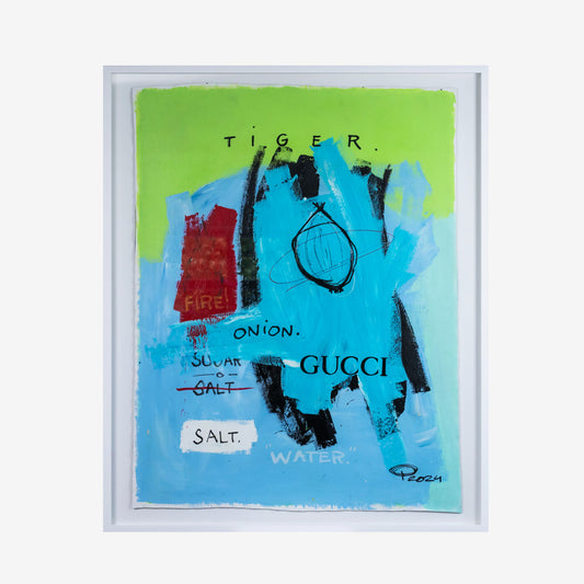 Petteri Luoto, Tiger (Gucci edit), 115 x 95 cm