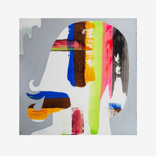 Oon mikä oon -hahmo, Saija Hairo, 110 x 110 cm