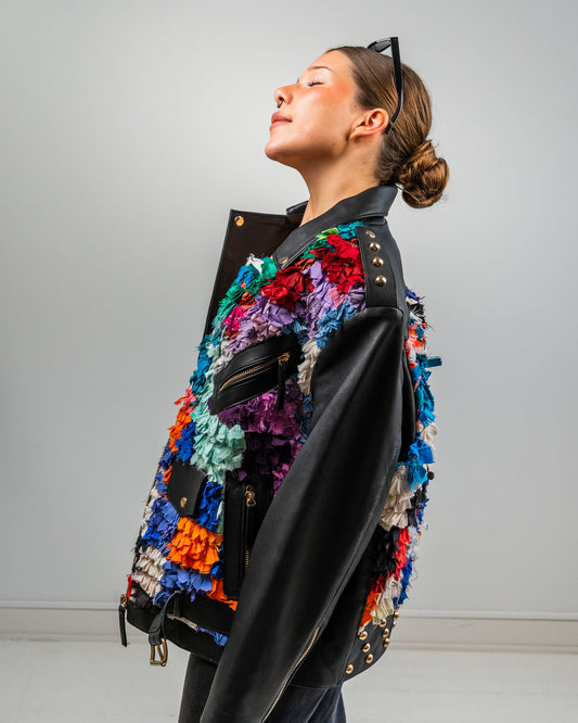 Aino Heiniö, nahkatakki, boucherouite