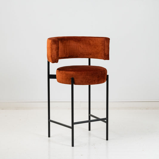 Resize Design baarituoli, oranssi/ruoste