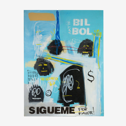 Petteri Luoto, "Bil Bol (Blue)", 2025, 120 x 90 cm