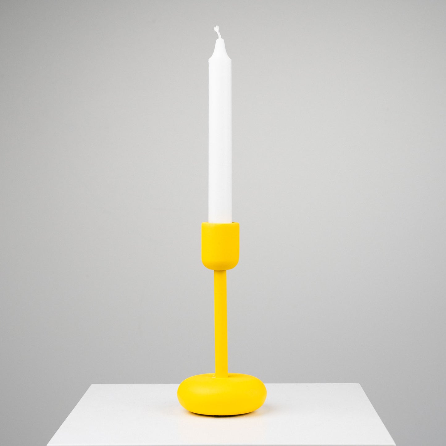 Iittala Nappula-kynttilänjalka keltainen