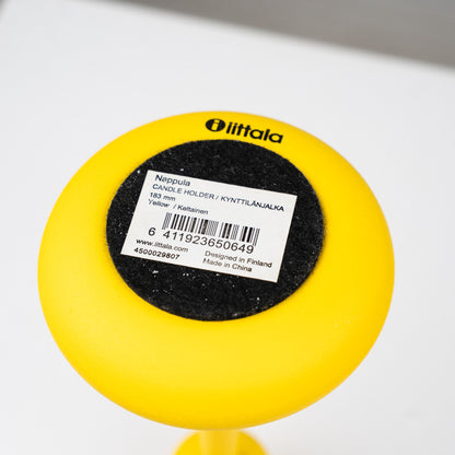 Iittala Nappula-kynttilänjalka keltainen