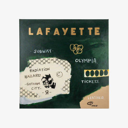 Petteri Luoto, "Lafayette", 2025, 100 x 100 cm