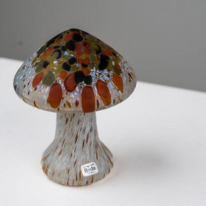 Kosta Boda lasinen sieni, neutraali