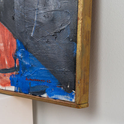 Lennart Aschenbrenner, "Bystdrottning I", 90 x 67 cm.