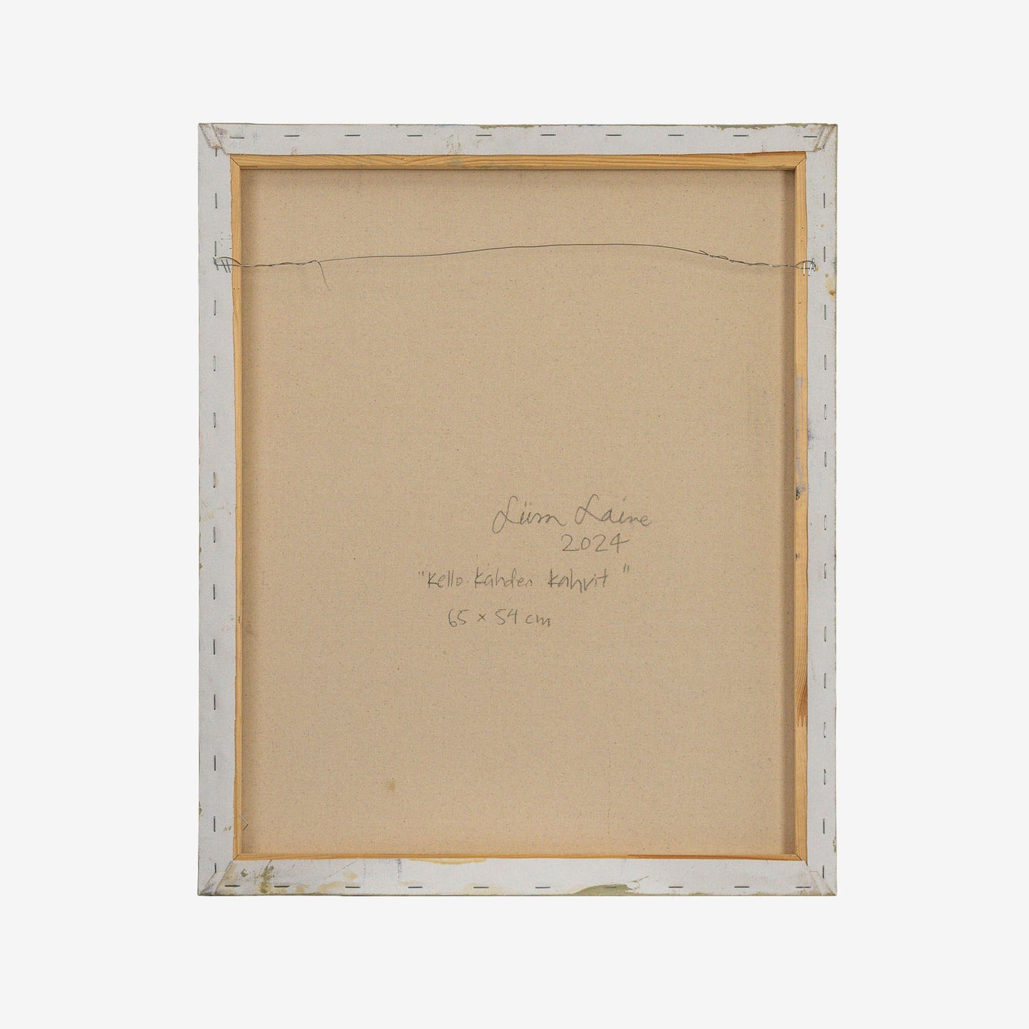 Liisa Laine, "Kello kahden kahvit", 65 x 54 cm