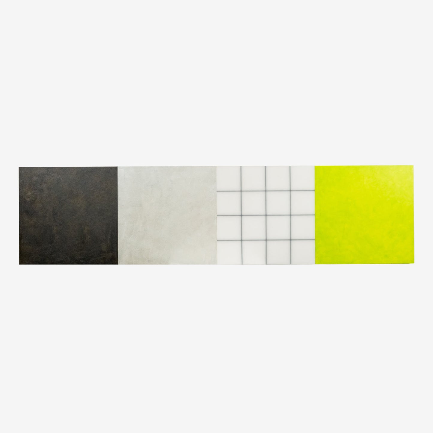 Merja Heino, Himmeää hopeaa - Silent silver, 30 x 120 x 4 cm