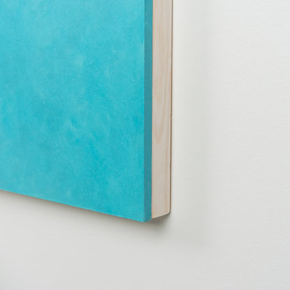 Merja Heino, Lilaa ja limeä - Lilac and lime, 30 x 120 x 4 cm