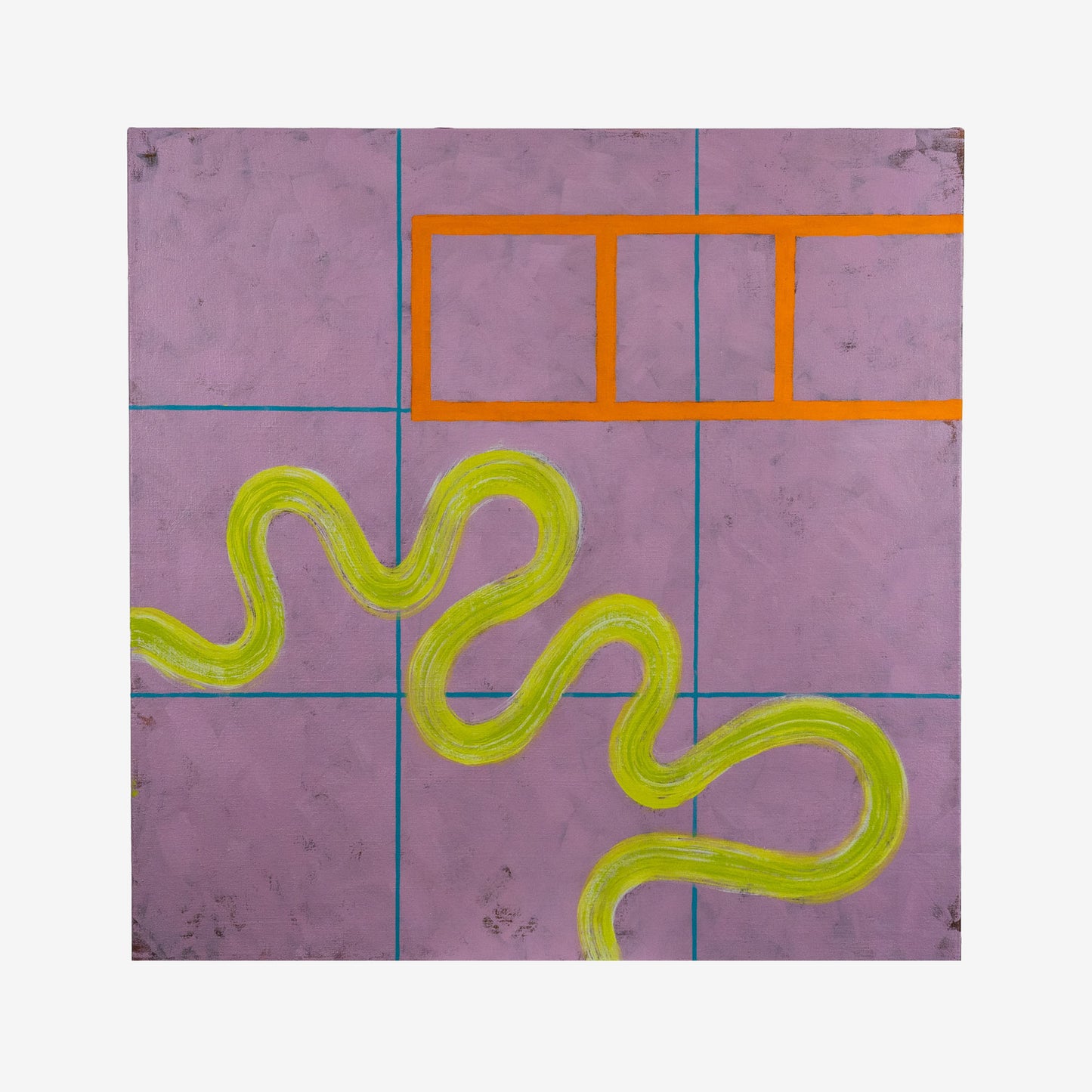 Merja Heino, Uudet kiharat, 100 x 100 cm