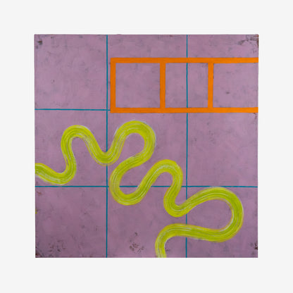 Merja Heino, Uudet kiharat, 100 x 100 cm