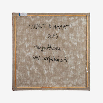 Merja Heino, Uudet kiharat, 100 x 100 cm