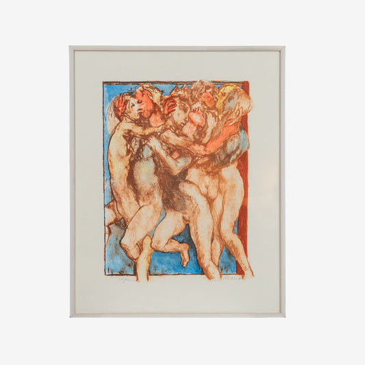 Peter Dahl, litografia, 51 x 41 cm