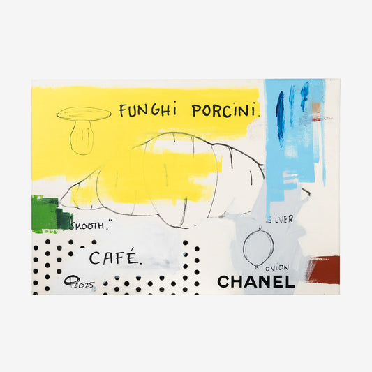 Petteri Luoto, "Croissant (Chanel edit.)", 2025, 70 x 100 cm