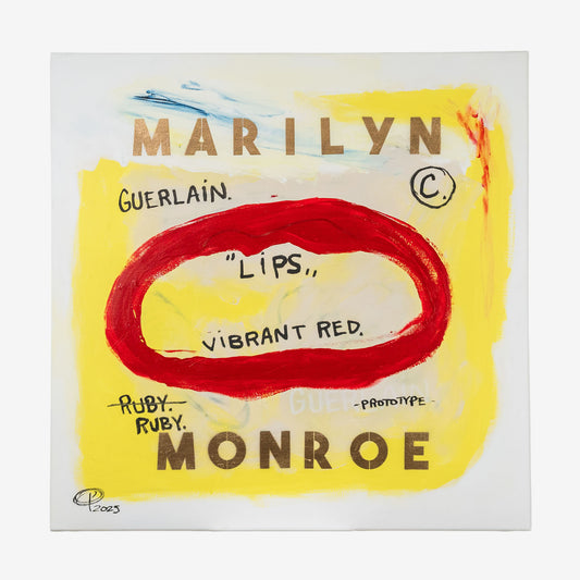 Petteri Luoto, "Lips", 2025, 100 x 100 cm