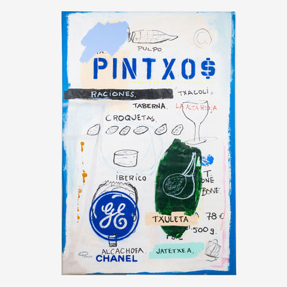 Petteri Luoto, Pintxos, 160 x 106 cm