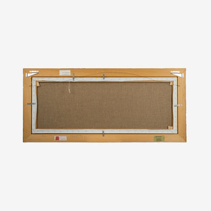 Riikka Soininen, öljytyö, 48 x 124 cm