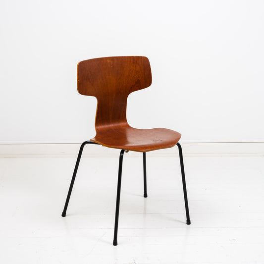 Fritz Hansen 3103 T-chair -tuoli, tiikki 1