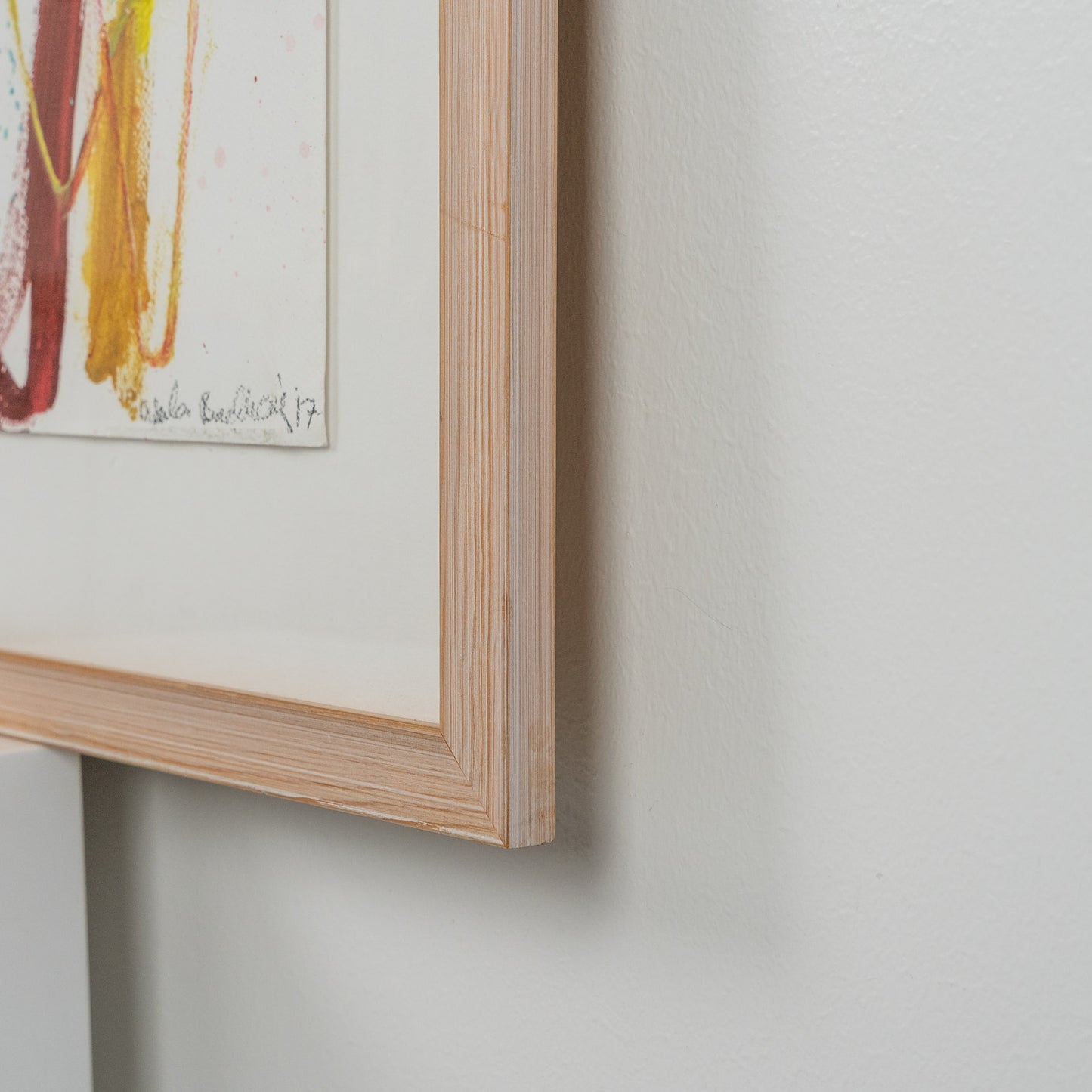 Ursula Backhaus, akryylityö, 87 x 71 cm