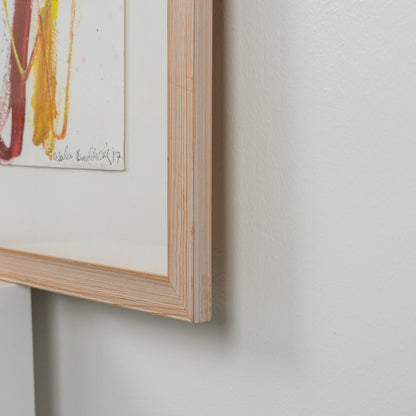 Ursula Backhaus, akryylityö, 87 x 71 cm